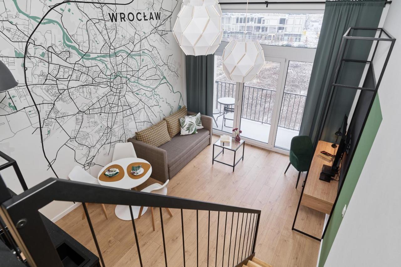 Mezzanine Studio Apartments Zarembowicza Wroclaw Airport By Renters Exterior photo