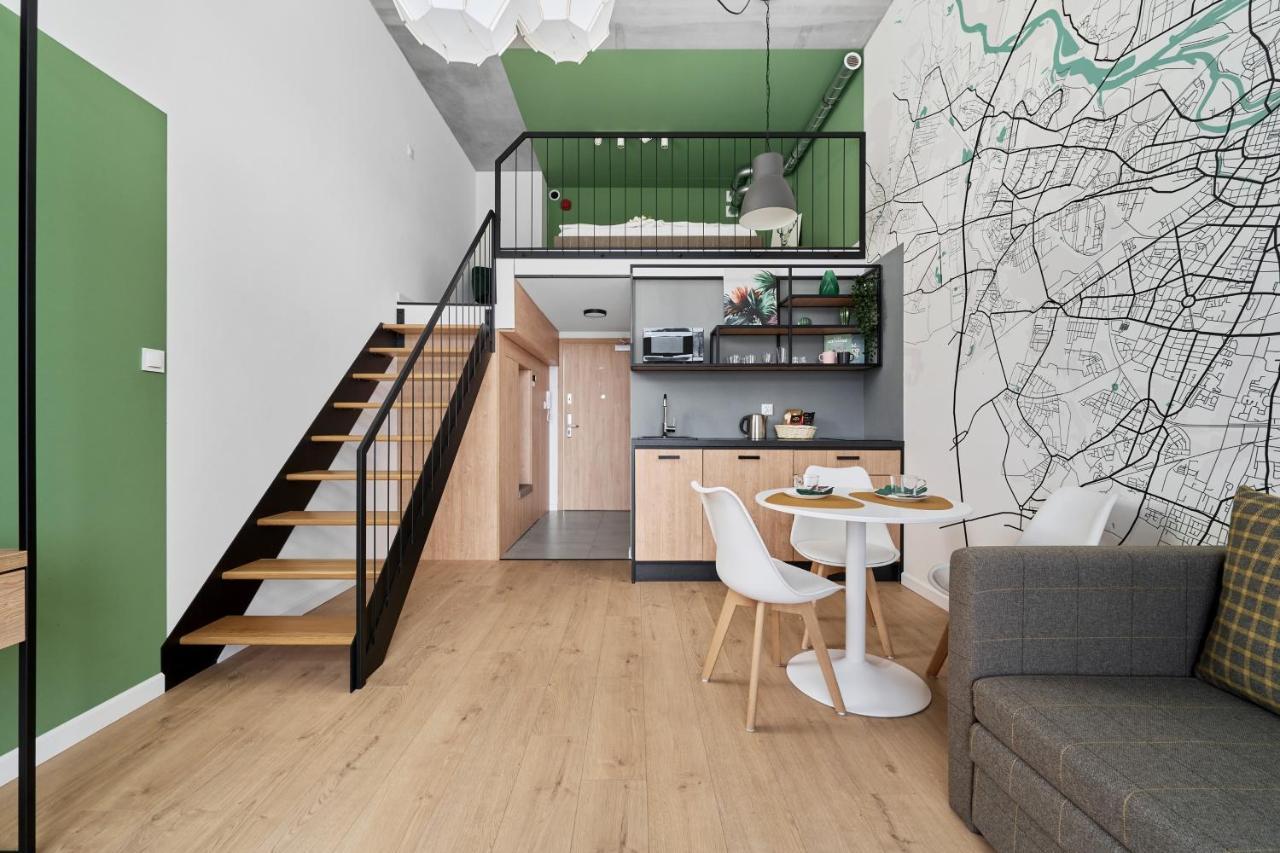 Mezzanine Studio Apartments Zarembowicza Wroclaw Airport By Renters Exterior photo