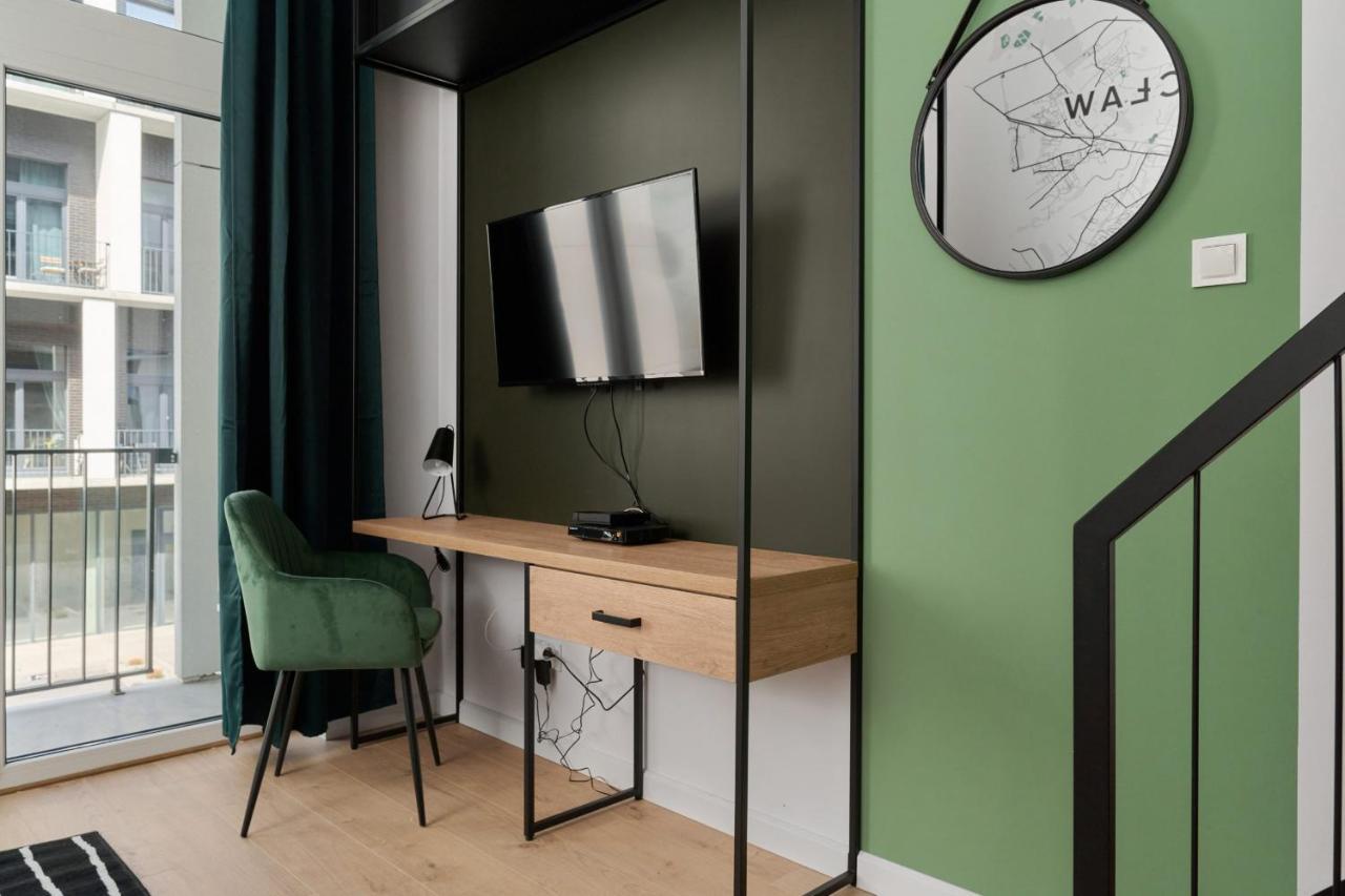 Mezzanine Studio Apartments Zarembowicza Wroclaw Airport By Renters Exterior photo